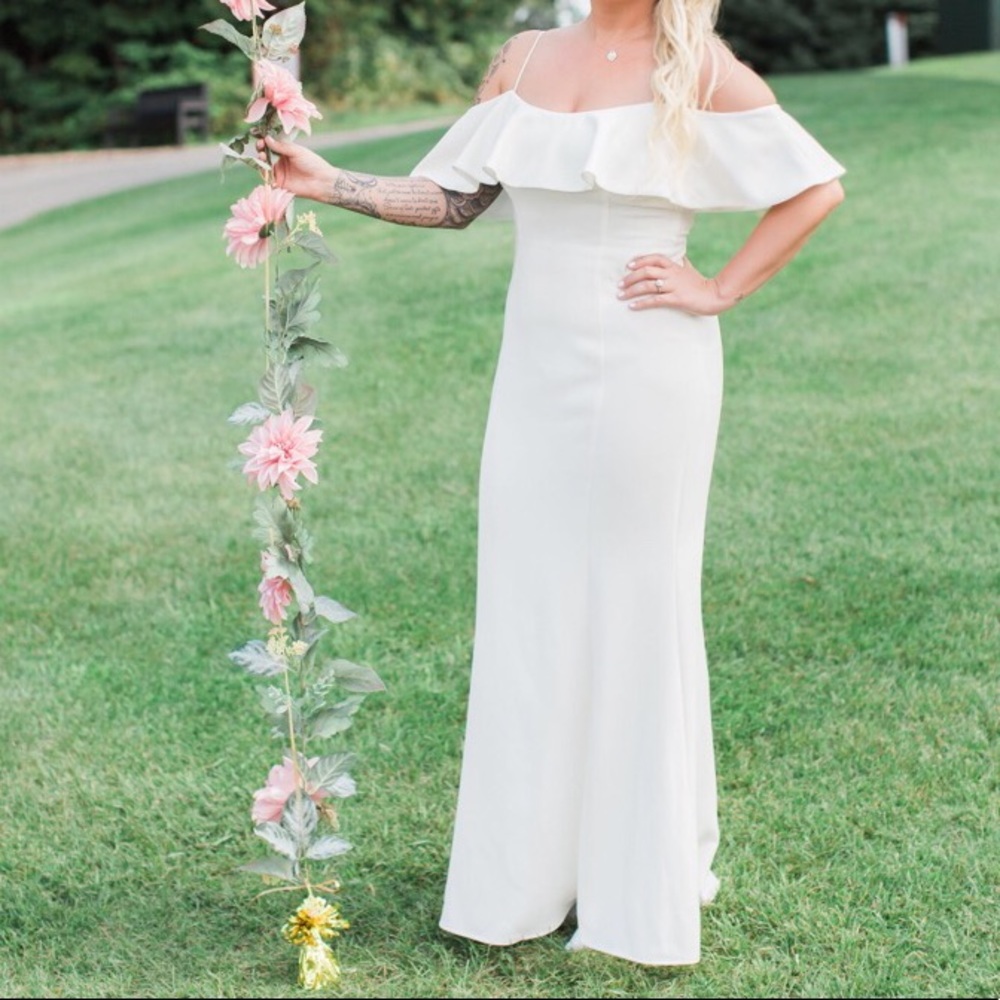 white dress - bridal or wedding